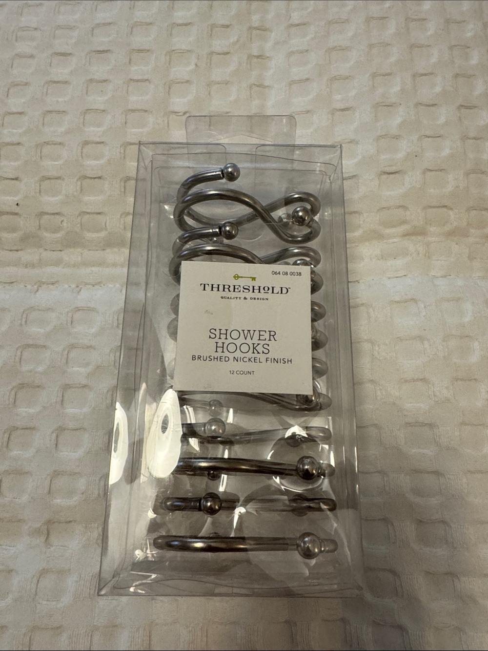 Brushed Nickel Shower Hooks